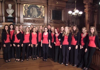 Kammerchor bei der Fernsehaufzeichnung Kammerchor bei der Fernsehaufzeichnung